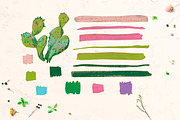 Kids Crayon Succulent Clipart, a Healthcare Illustration by Lucyinyourheart (Thumbnail 2 of 6)
