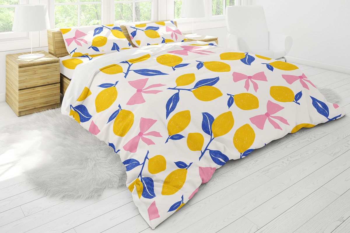 Lemons Pattern, a Pattern Graphic by Groovy Arts (Photo 2 of 5)