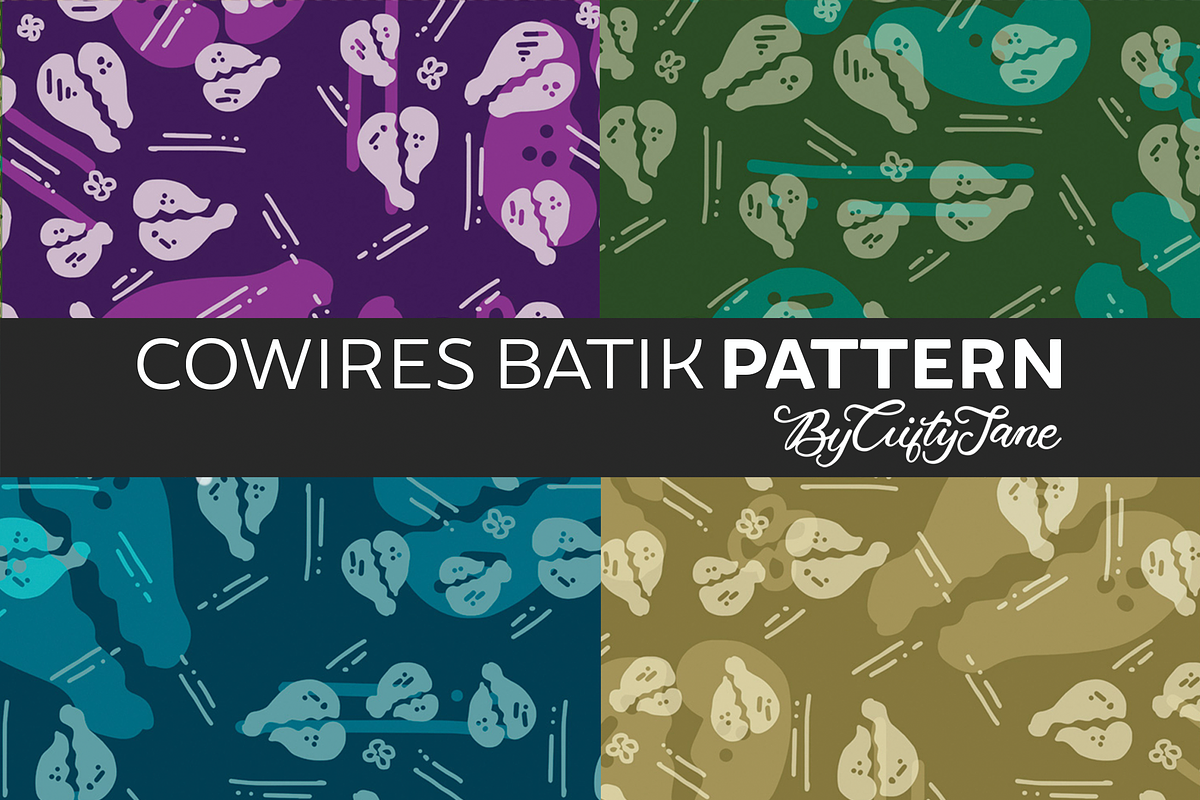 Cowries Batik Pattern, a Pattern Graphic by ByGiftyJane (Photo 1 of 8)