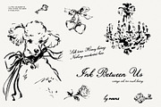 Ink Between Us - Romantic Line Art, a Decorative Illustration by Purple (Thumbnail 2 of 17)