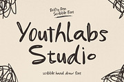 Drifty Pen – Scribble Handdrawn Font, a Handwritten Font by Youthlabs Studio (Thumbnail 12 of 12)