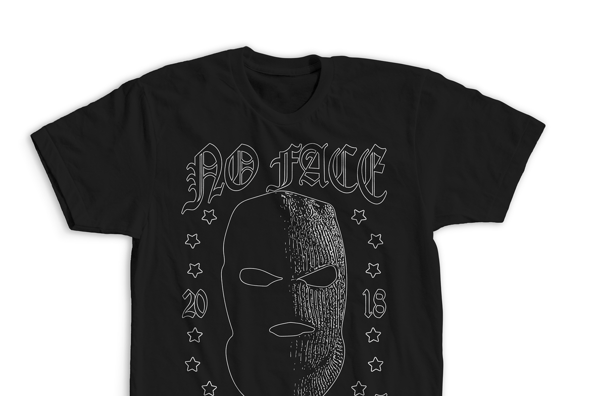 No Face No Case T-Shirt Design, an Illustration by CJR Designs (Photo 3 of 5)