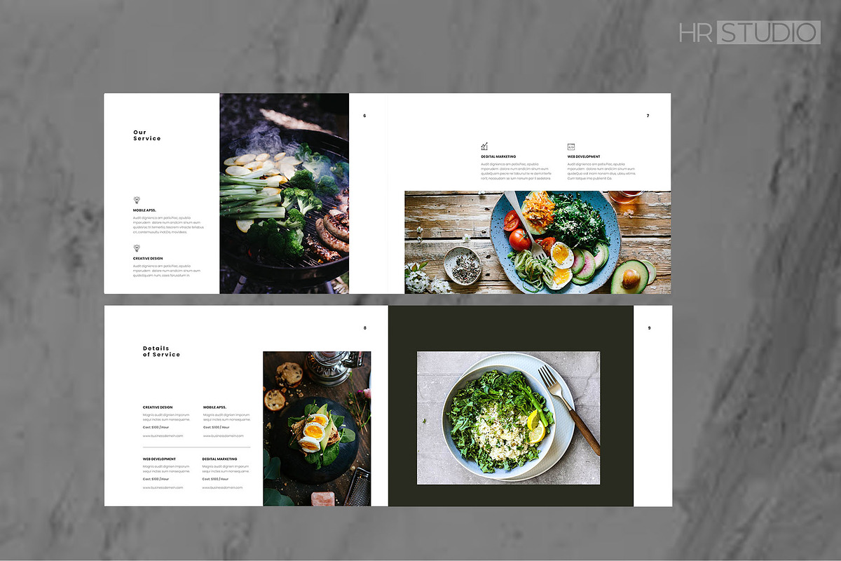 Project Proposal  |  Adobe InDesign, a Brochure Template by HR Studio (Photo 3 of 8)