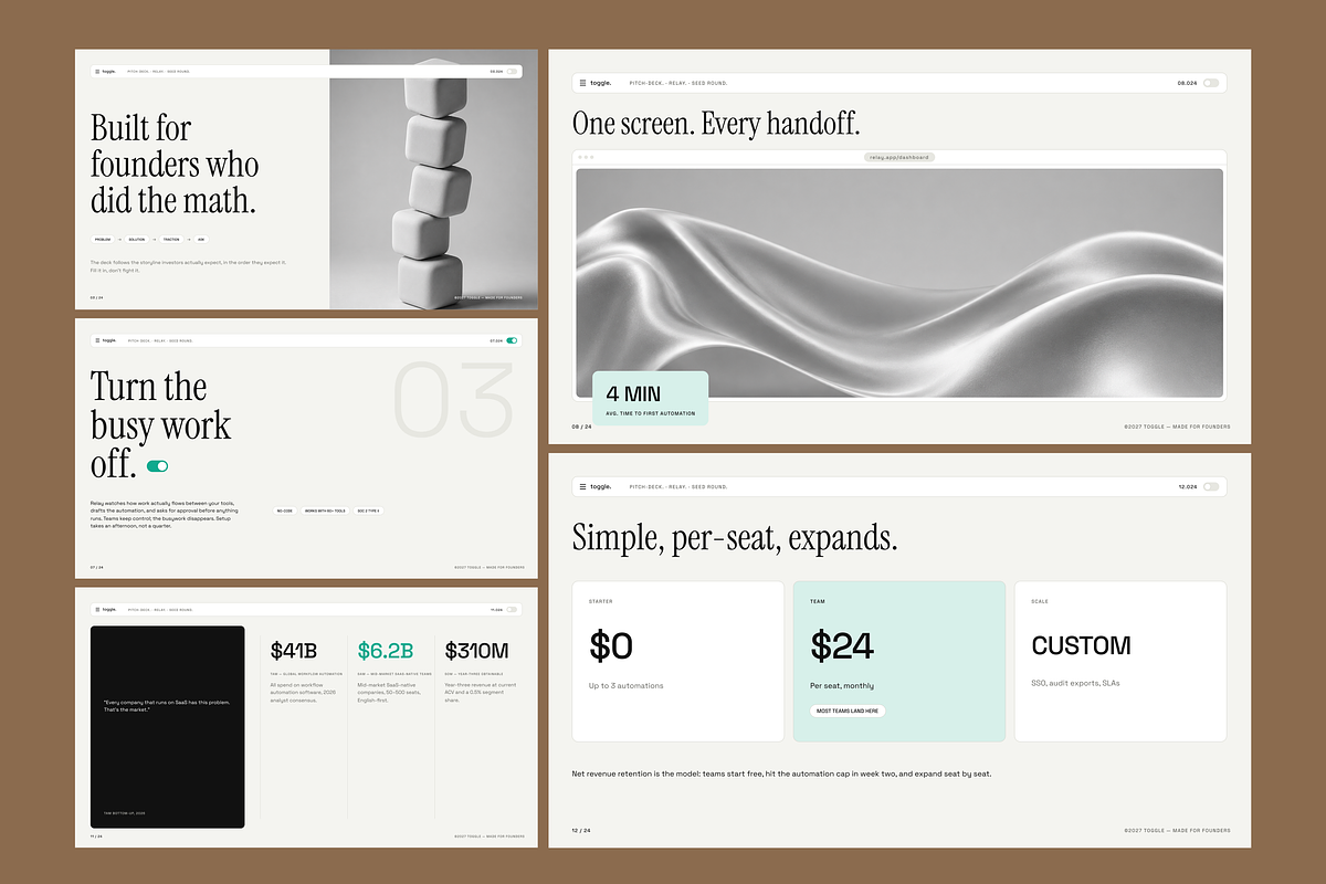 Toggle - SaaS Pitch Deck Template, a Presentation Template by xStudio (Photo 3 of 5)