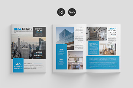 Real Estate Bi-Fold Brochure, a Brochure Template by graphypix