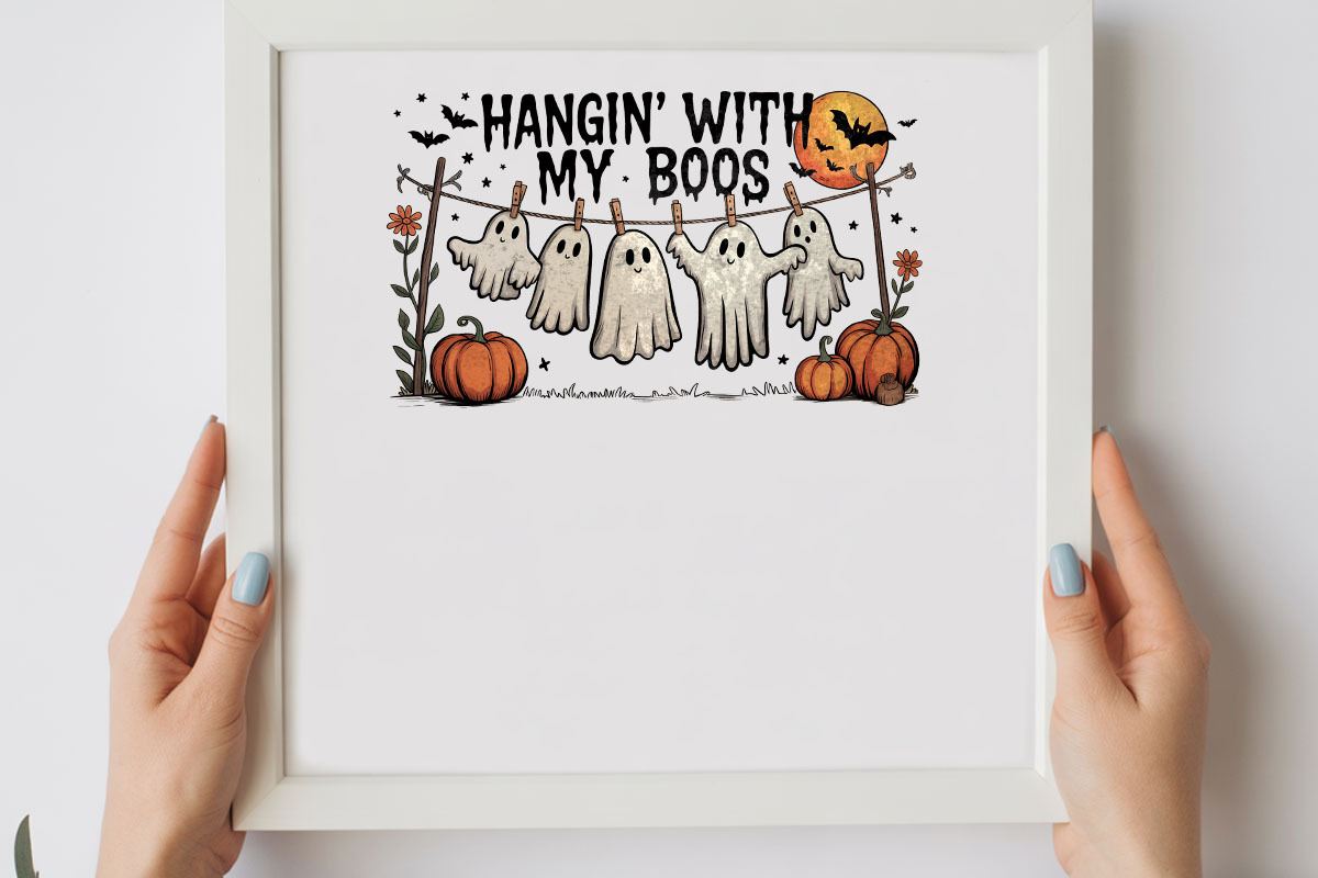 Hangin’ With My Boos Ghost PNG, a Graphic by olgasallom (Photo 3 of 3)