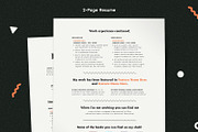 Human-Voiced Resume CV Template, a Resume Template by More Profesh (Thumbnail 2 of 6)