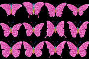 Glitter Butterfly Clipart Png, an Animal Illustration by Forhadx5 (Thumbnail 3 of 8)