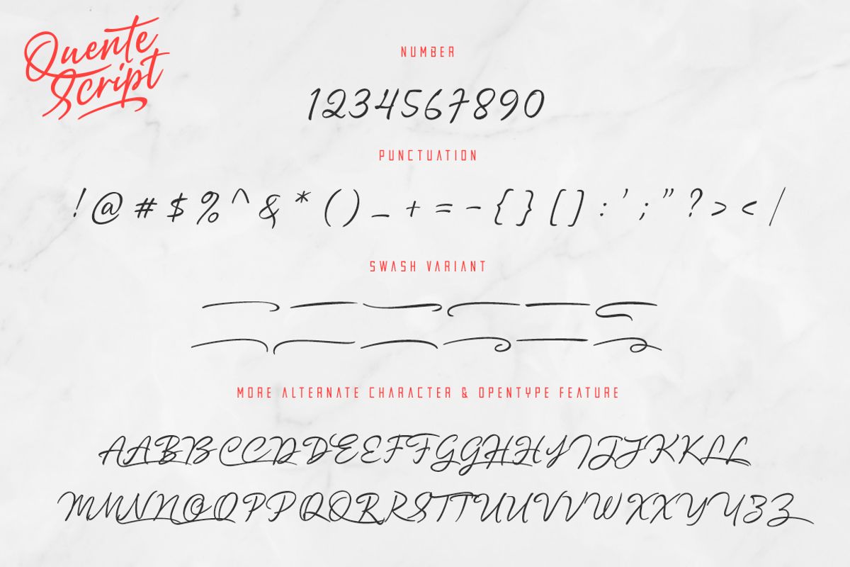 Quente & Tamigos  - Script Sans Font, a Script Font by dexsarharryfonts (Photo 10 of 13)