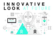 Innovation look at future, a Healthcare Illustration by Vladimir Vihrev (Thumbnail 4 of 10)