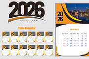 New year 2026 calendar design, a Stationery Template by hkmonir (Thumbnail 2 of 3)