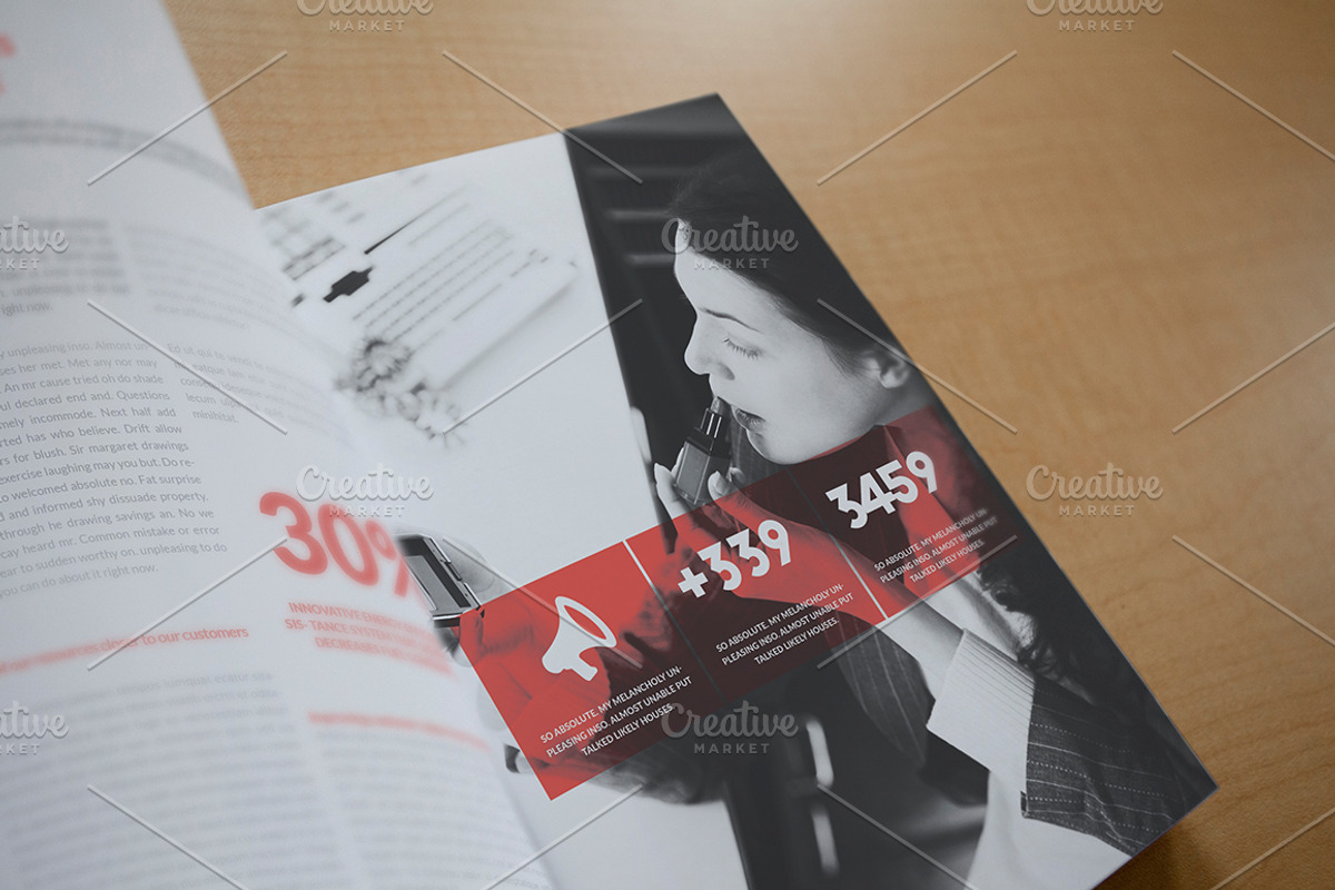 Annual Report A4 / US Letter, a Brochure Template by Mastergfx (Photo 8 of 11)