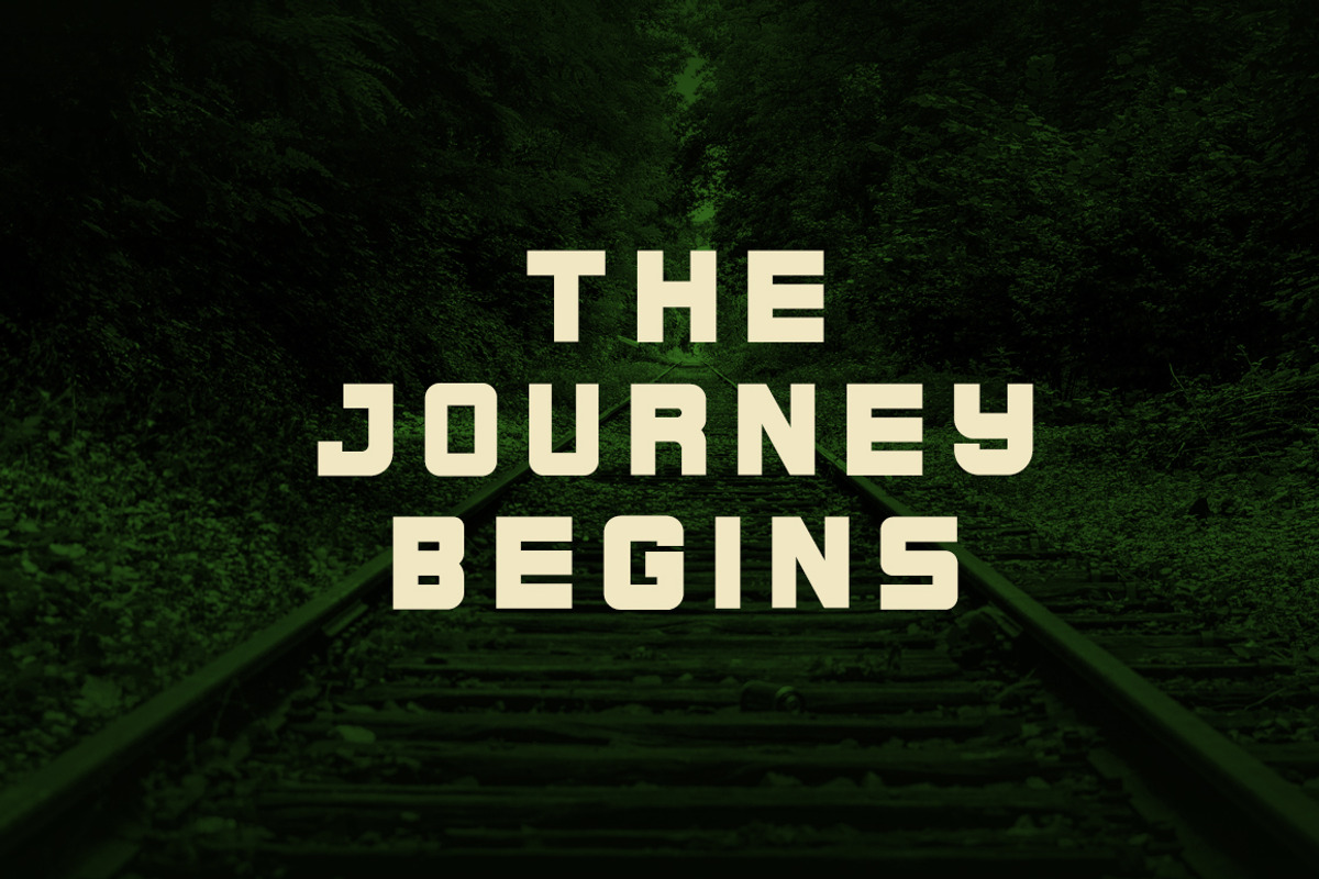 Railcar Display Typeface - %50 OFF preview 3