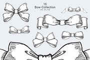 Vintage Vector Frames & Bows, a Decorative Illustration by EL_SUHOVA (Thumbnail 2 of 11)