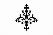 Classic Ornament Silhouette Vector, an Illustration by BIPLOB EXPERT (Thumbnail 6 of 9)