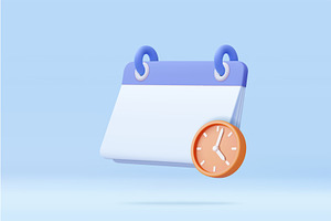 3d Calendar Icon