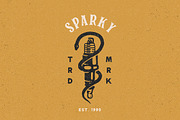 Sparkplugs Biker Rebel Font, a Serif Font by Ian Irwanwismoyo (Thumbnail 5 of 8)