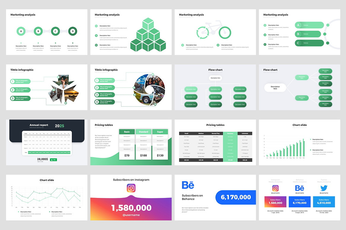 Business Corporate Solutions, a Presentation Template by Evgeny Bagro (Photo 5 of 8)