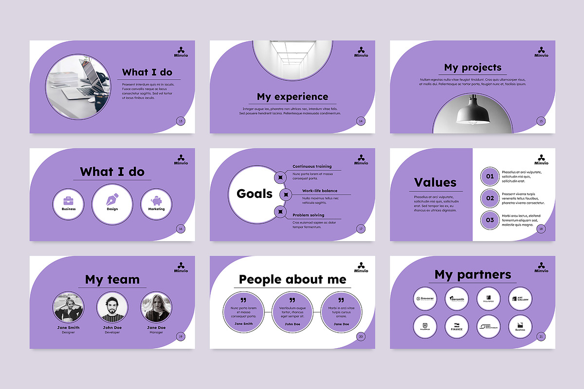 Presentation Portfolio, a Presentation Template by TemplatesNow! (Photo 8 of 14)