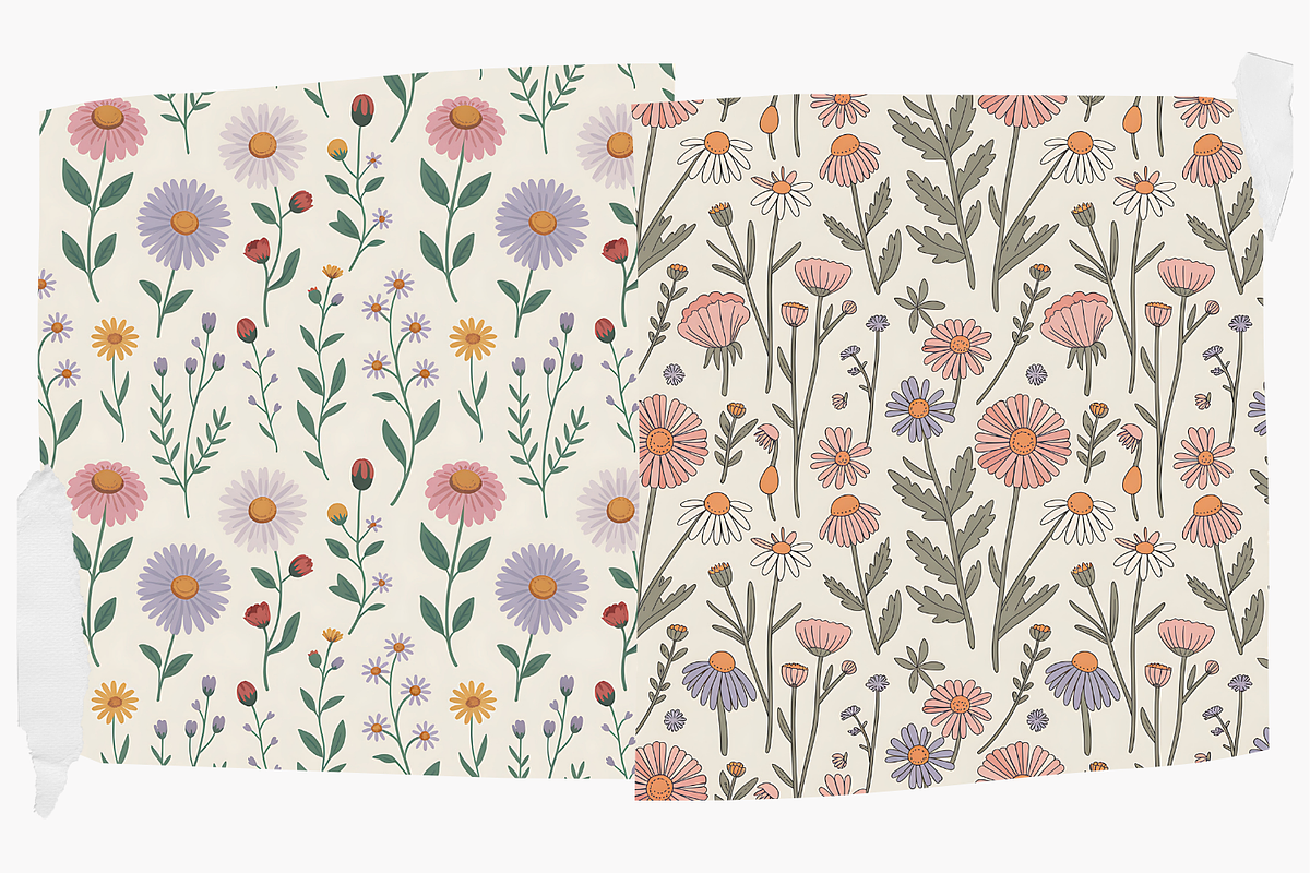 Wildflower Digital Pattern, a Pattern Graphic by Design Station (Photo 2 of 4)