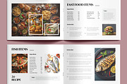 Creative Cookbook Magazine Template, a Magazine Template by MightyDesign (Thumbnail 5 of 9)