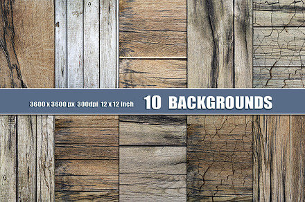 10 DARK WOOD TEXTURE BACKGROUNDS