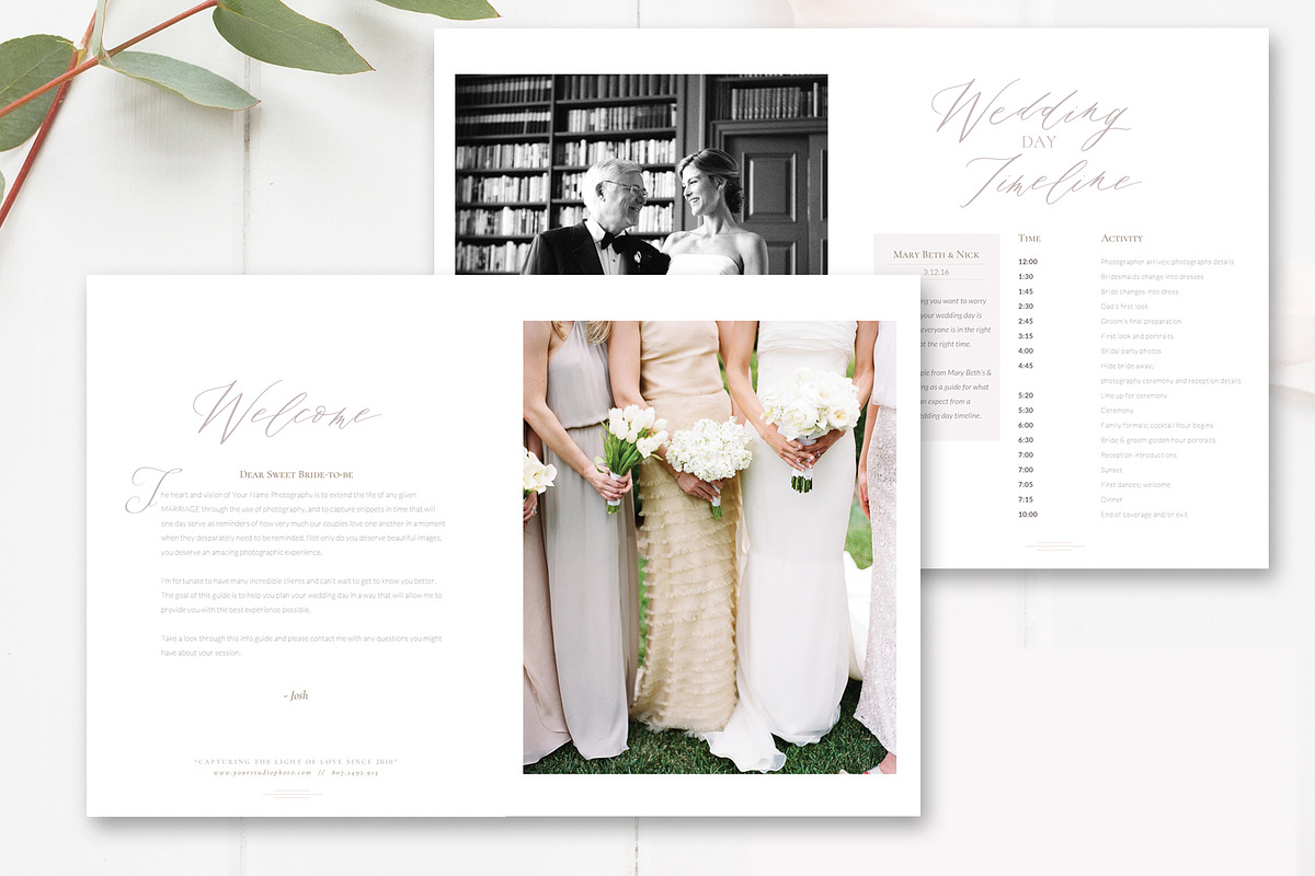 Wedding Photography Magazine PSD, a Magazine Template by By Stephanie Design (Photo 6 of 7)