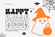 Groovy Ghoul Display Font, a Sans Serif Font by Ainun Jinan (Thumbnail 8 of 10)