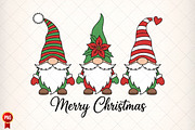 Merry Christmas Clipart Sublimation, an Illustration by SinaCreation (Thumbnail 1 of 5)