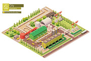 Isometric city map elements, an Object Graphic by tele52 (Thumbnail 72 of 72)