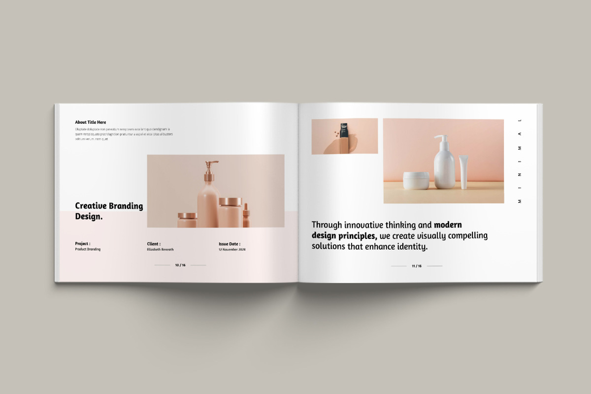 Portfolio Landscape Template, a Brochure Template by Pixelpick (Photo 6 of 9)