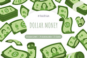Dollar Money Clipart, a Finance Illustration by Palau (Thumbnail 1 of 10)