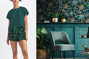 Bohemian Ethnic Teal Seamless, a Pattern Graphic by Gullenda (Thumbnail 6 of 6)