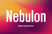 Nebulon - Modern Condensed Sans, a Sans Serif Font by TypeLogue (Thumbnail 1 of 5)