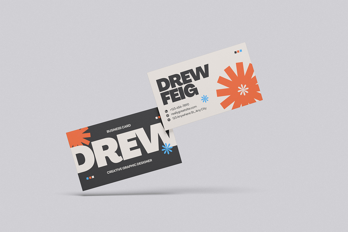 Business Card Mockup, an Advertising Mockup by Afif_studio (Photo 3 of 5)