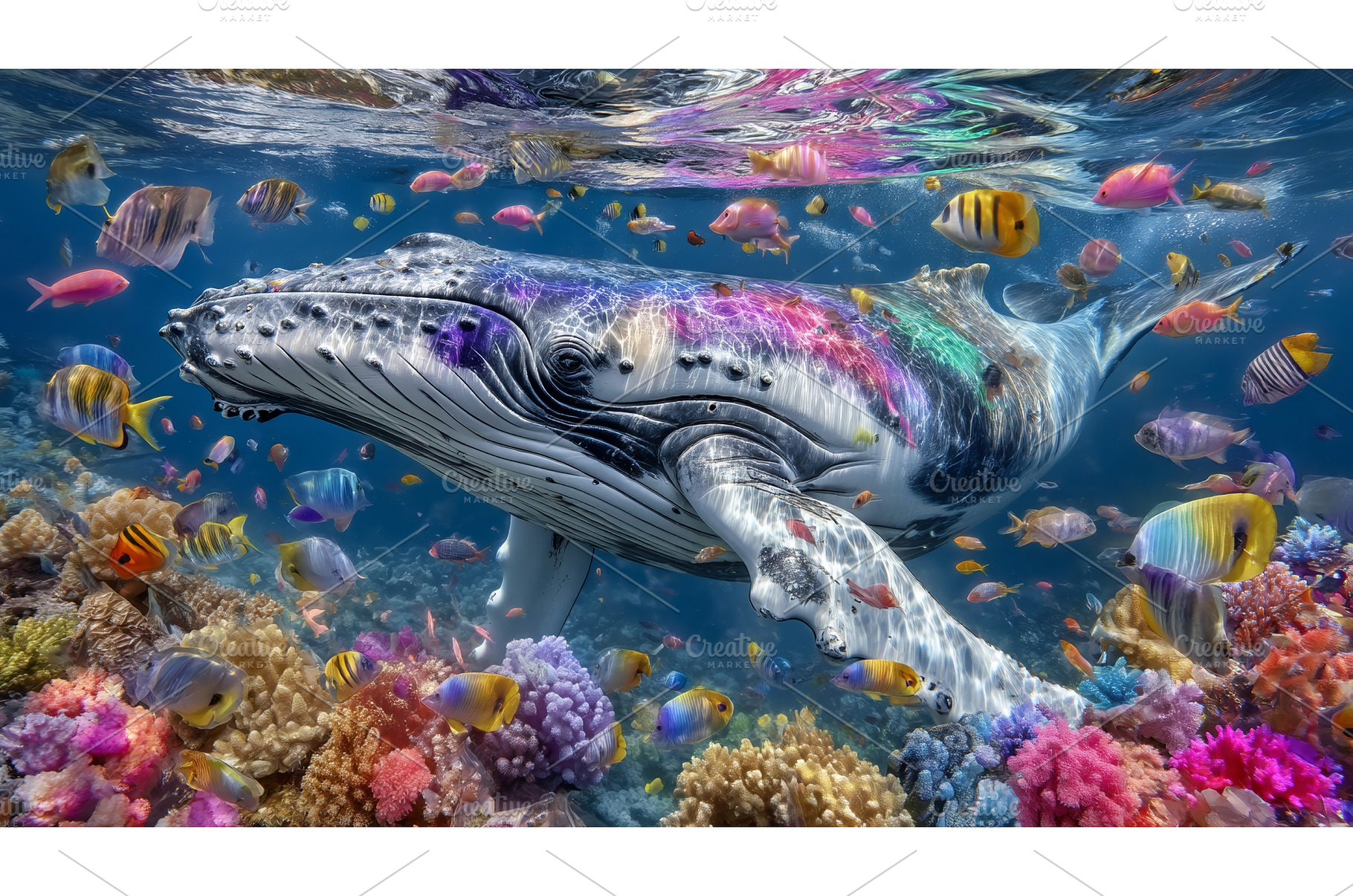 A coral reef ecosystem rich in, an Animal Photo by ZinetroN