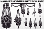 Macrame Plant Hanger Bundle, an Illustration by Creativeshirt (Thumbnail 1 of 31)