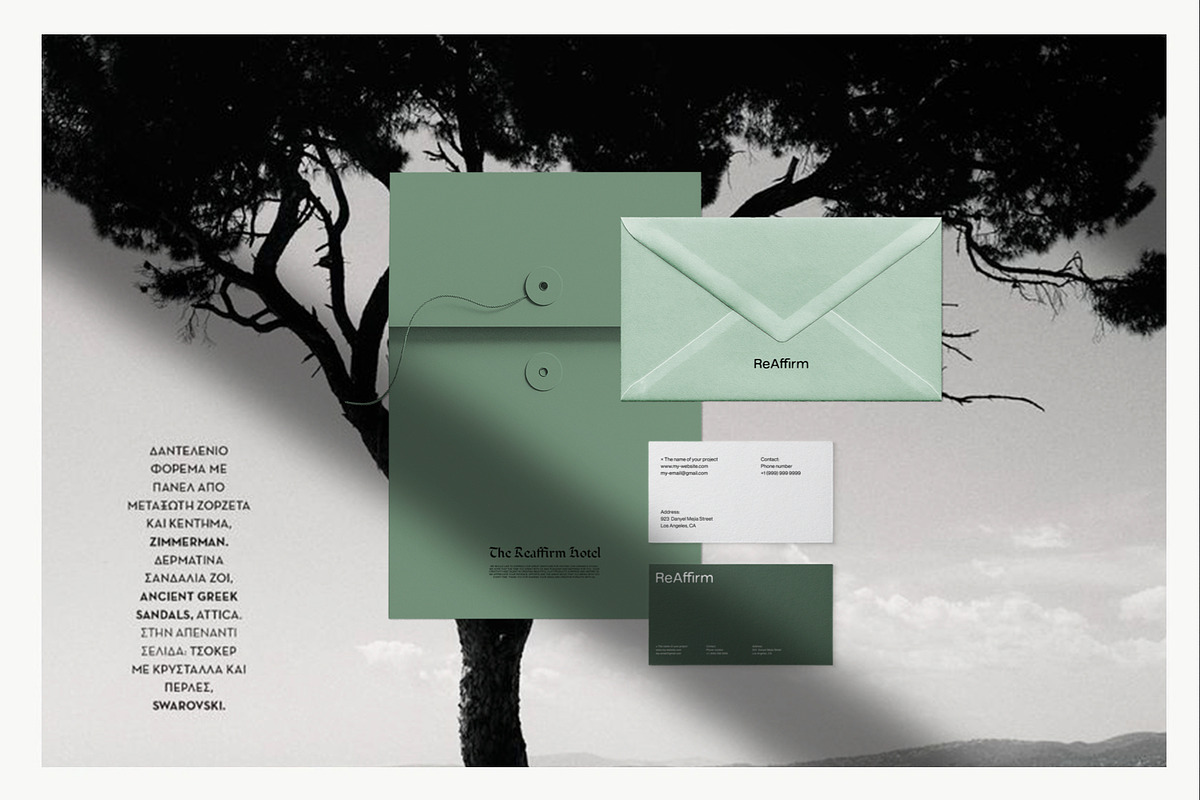 Fashion Envelope Mockup Kit, a Mockup by ReAffirm (Photo 6 of 8)