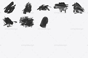 Stamp Dry Paint Photoshop Brushes, a Brush Add-On by SimplDesign (Thumbnail 6 of 7)