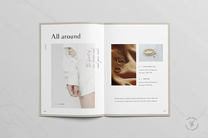 A5 Jewelry Fashion Lookbook Catalog