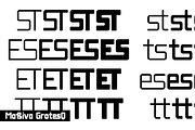 Massiva GrotesQ Thin, a Sans Serif Font by dawnland (Thumbnail 5 of 5)