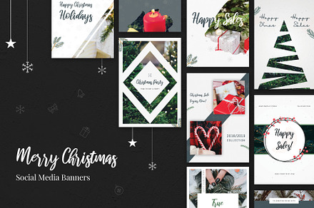 Christmas Social Media Banners, a Social Media Template by VictorThemes