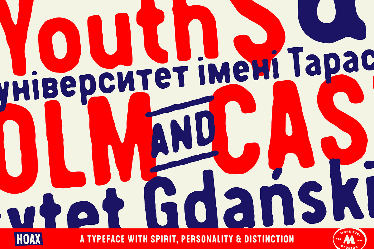 Hoax – A pre-worn typeface, a Sans Serif Font by More Etc. Studios (Photo 12 of 19)