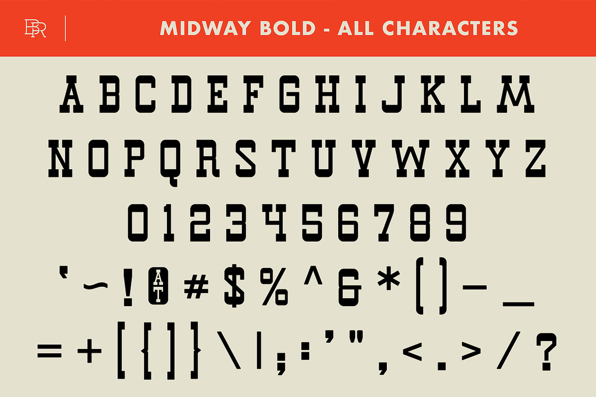 Midway - Slab Serif Font, a Slab Serif Font by Brian Ritter Design (Photo 9 of 14)