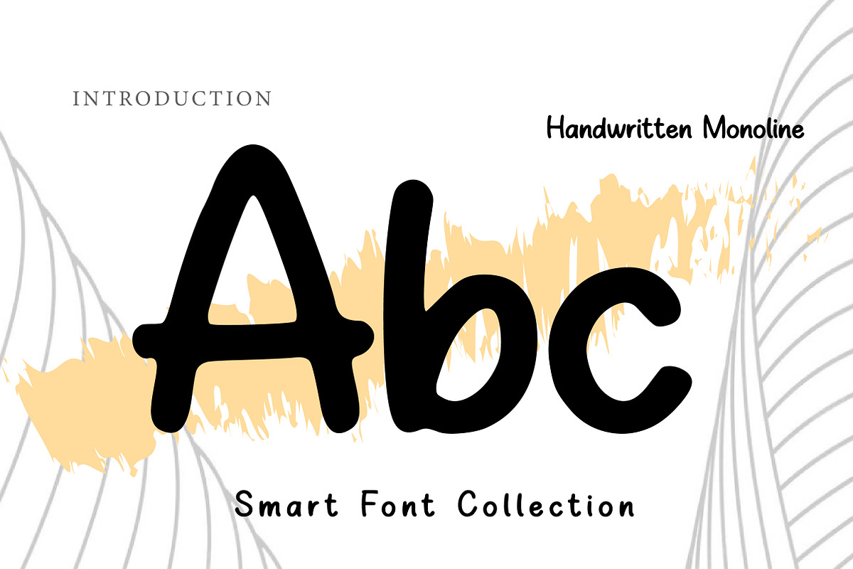 Handwritten monoline, a Handwritten Font by Wow Magic (Photo 2 of 3)