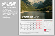 Wall Calendar 2027 (WC039-27), a Stationery Template by mikhailmorosin (Thumbnail 5 of 7)