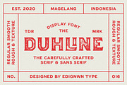 Duhline - Display Font, a Sans Serif Font by Edignwn Type (Thumbnail 1 of 10)