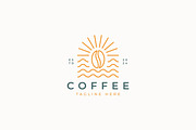 River Coffee Bean Logo Cafe Shop, a Branding & Logo Template by Signatoro (Thumbnail 2 of 2)