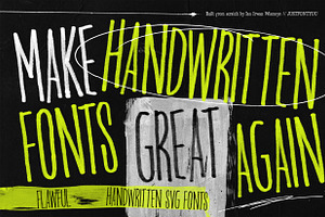 Flawful - Handwriting SVG Fonts