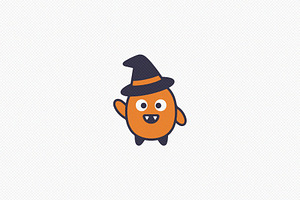 Waving Monster Vector Illustration, a Seasonal Illustration by Vectorium Studio